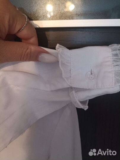 Блузка desalu для девочки школьная 128