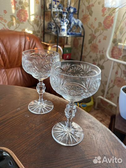 Вазы конфетницы СССР хрусталь