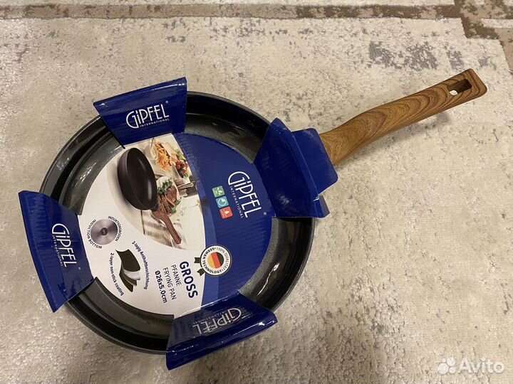 Сковорода новая Gipfel Xylan литой алюминий 26см
