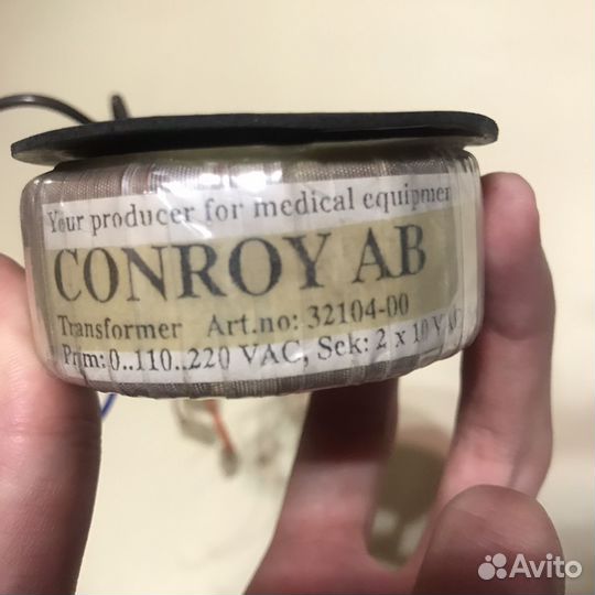 Тороидальный трансформатор 2х10 1A