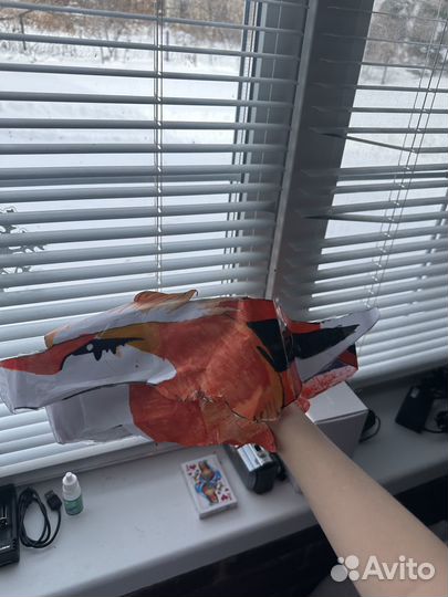 Продаю дракона на руку из бумаги
