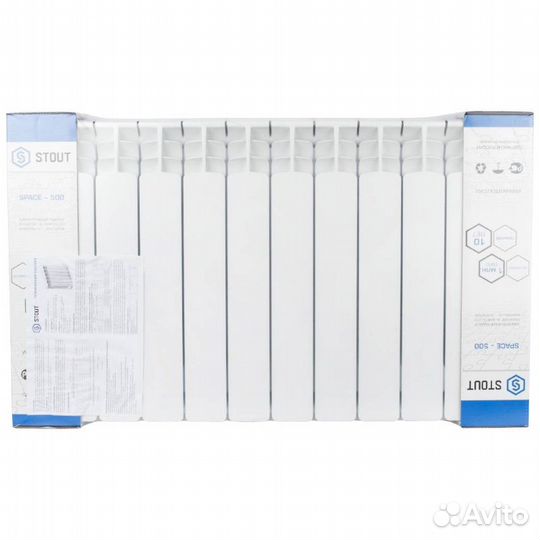 Радиатор биметаллический Stout Space 500 12 секций