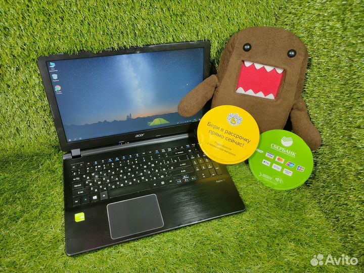 Acer на Intel i5, 6 Гб озу, Nvidia 720M. Рассрочка