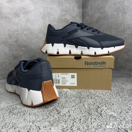 Кроссовки reebok zig dynamica синие