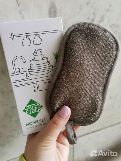 Губка для посуды двусторонняя GreenWay