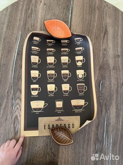 Ретро постер, плакат из крафт бумаги