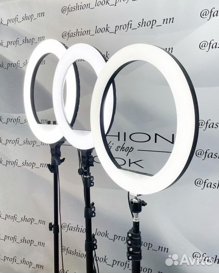 Лампа кольцевая RL-18/кольцо для селфи/ 45 см