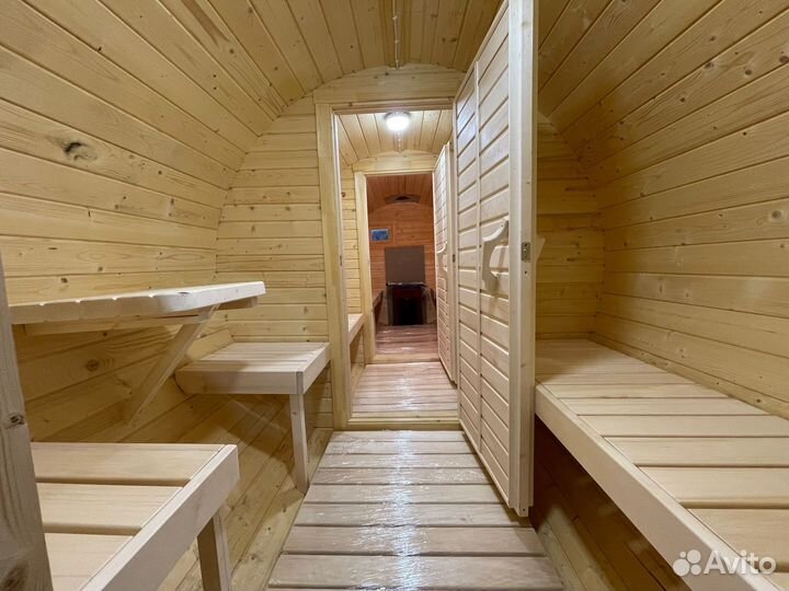 Баня бочка под ключ