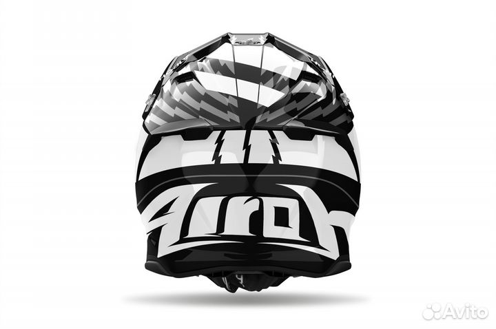 Хардэндуро Шлем Airoh Twist 3 Thunder Black White