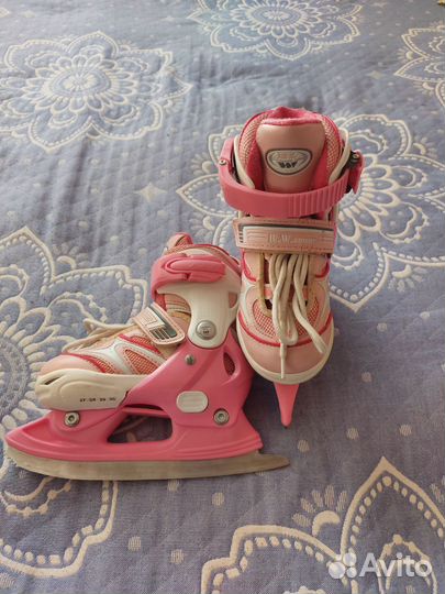 Коньки раздвижные 27-30
