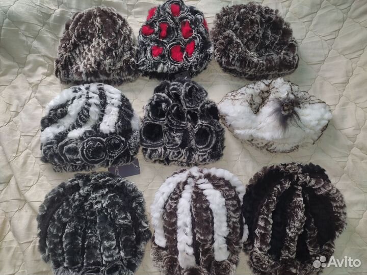 Шапка зимняя меховая женская