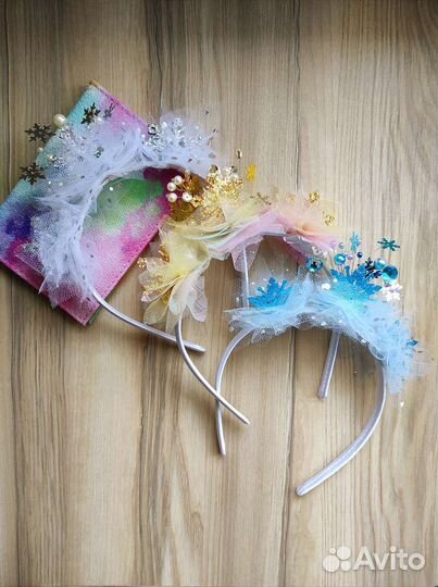 Бантики, заколки, ободки на новый год