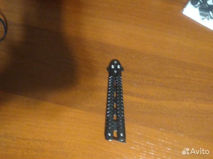 Нож бабочка железный тренеровочный