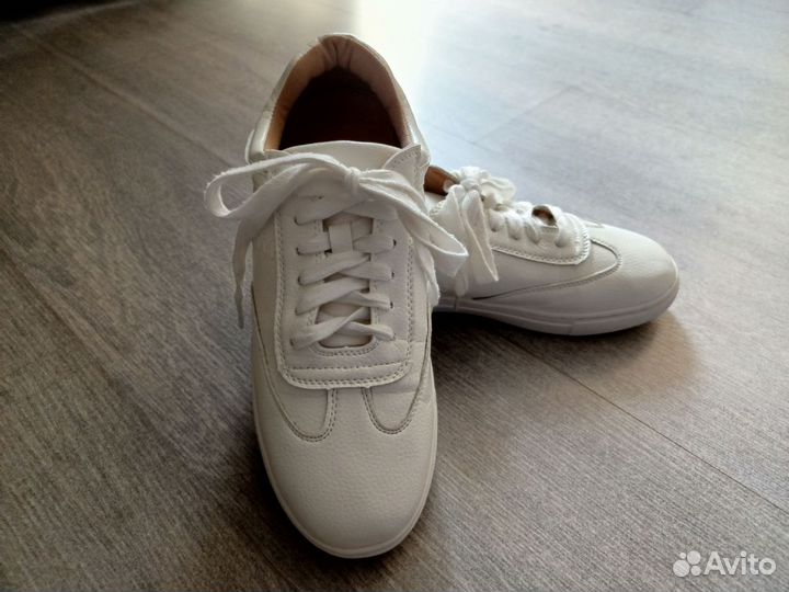 Кроссовки кеды кожаные женские