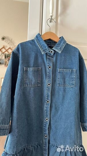 Джинсовое платье для девочки