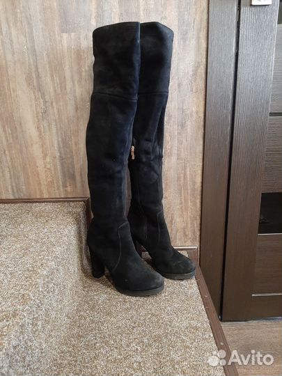 Сапоги женские ботфорты зимние