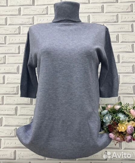 Водолазки шерсть для пышных дам (единый 52-60)