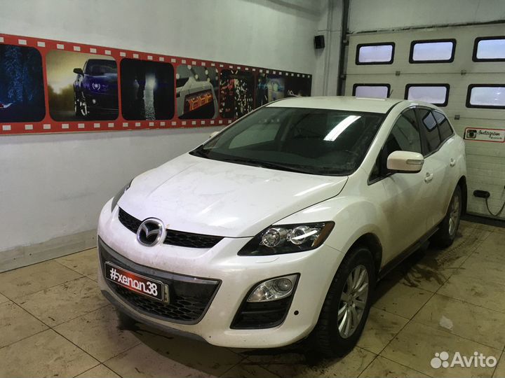 Mazda CX-7 замена линз ближнего света на Bi-LED