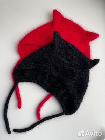 Шапка женская с ушками