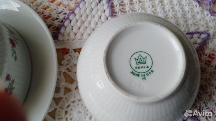 Посуда фарфор гдр kahla, Чехословакия