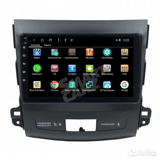 Магнитола android Mitsubishi Outlander XL новая