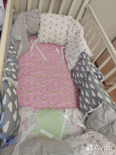 Бортики в детскую кроватку