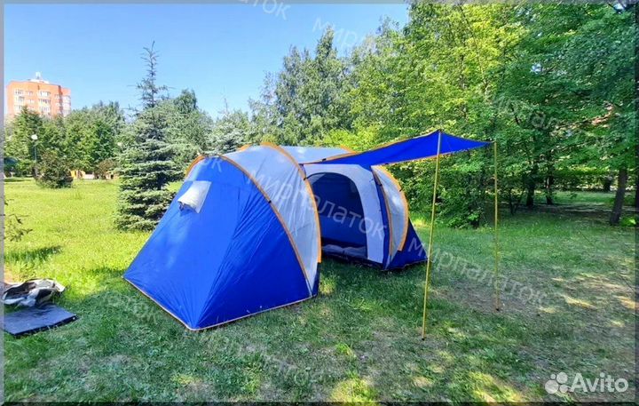 Палатка 4 местная с тамбуром