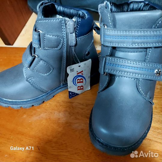 Ботинки зимние 27р, натуральный мех