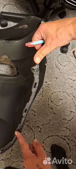 Бампер задний hyundai solaris