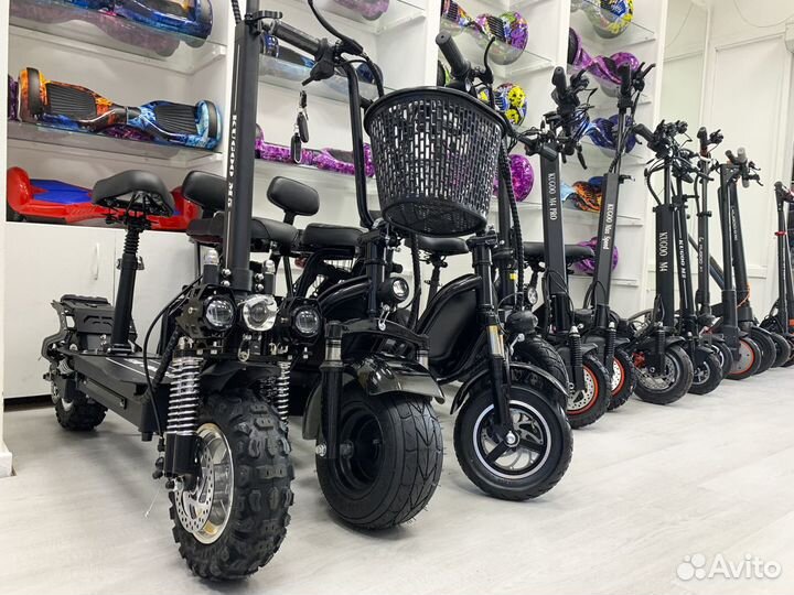 Электросамокат White siberia luna ультра