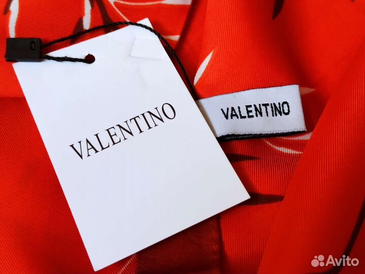 Платок Шелковый Valentino оранжевый 5 цветов