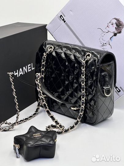 Сумка chanel натуральная кожа