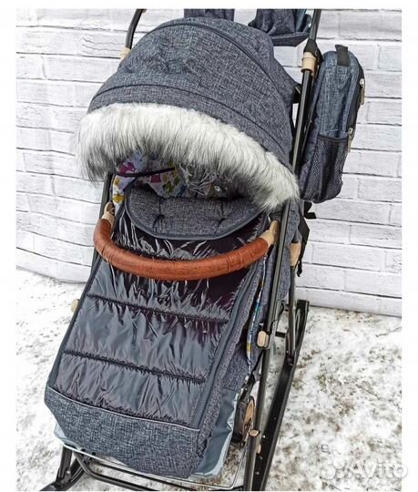 Сани коляска детские