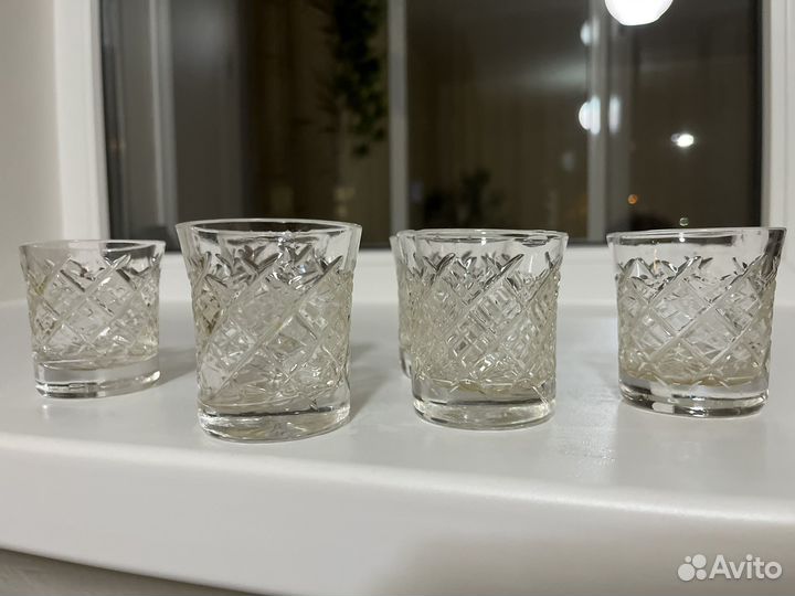 Рюмки большие хрустальные СССР