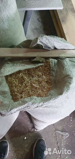 Опилки стружка в мешках