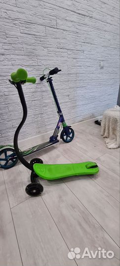 Самокат детский трехколесный сосветящимисяколесами