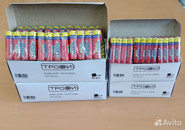 Батарейки R3, R6 