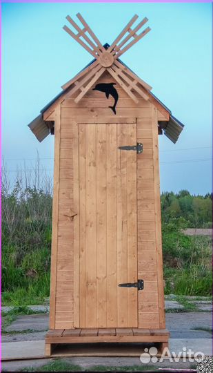 Дачный туалет с установкой SOX555