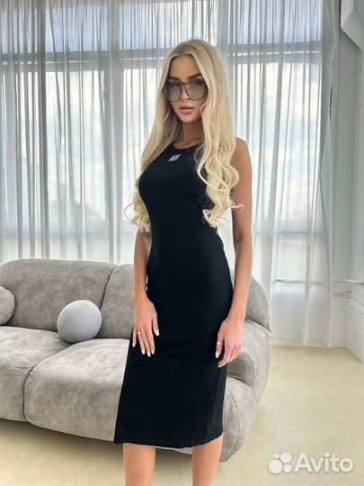 Трикотажное платье Loewe 2 цвета