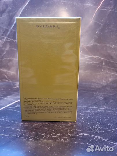 Туалетная вода bvlgari