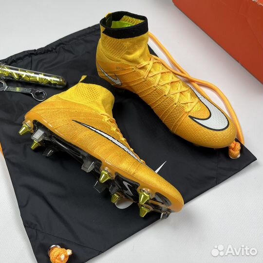 Бутсы Nike Mercurial Superfly SG-PRO Laser Orange