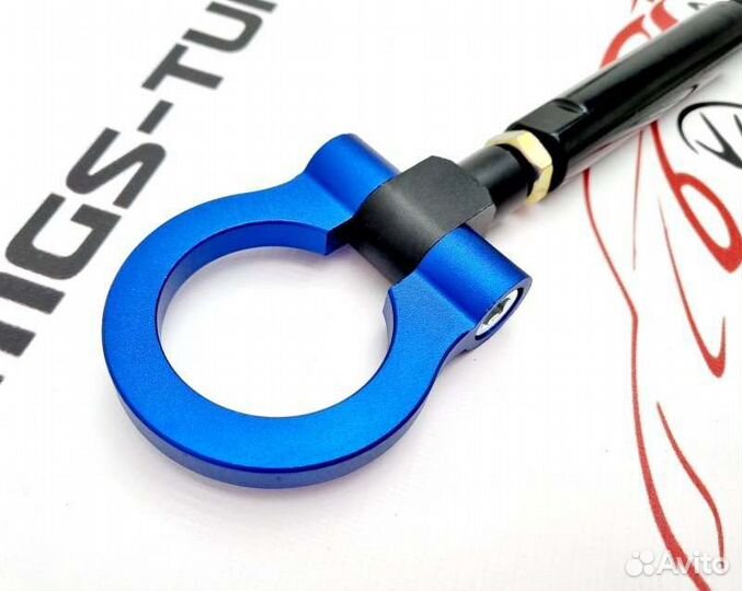 Буксировочная петля синяя Chevrolet Camaro 2016+