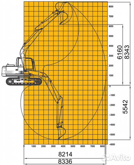 Гусеничный экскаватор Lonking CDM6135, 2024