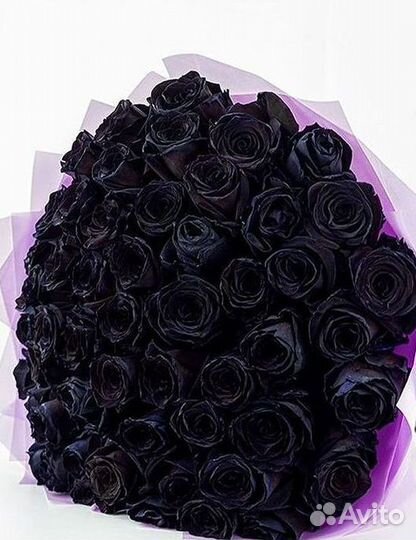 Чёрные розы Доставка цветов Букеты