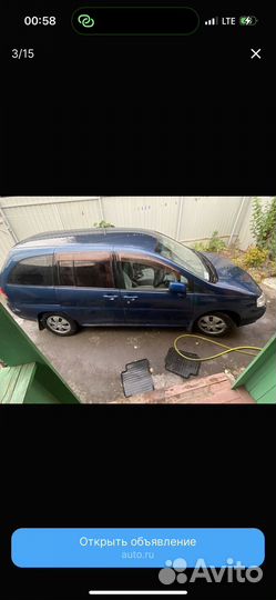 Nissan Liberty 2.0 CVT, 1999, 340 000 км