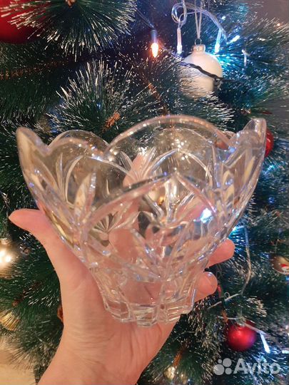 Салатник Хрустальный СССР