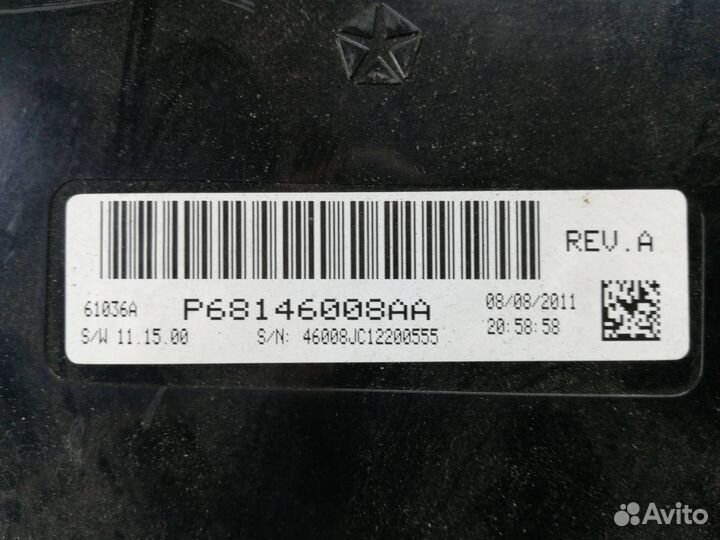 Блок управления печки/климат-контроля Dodge Journe