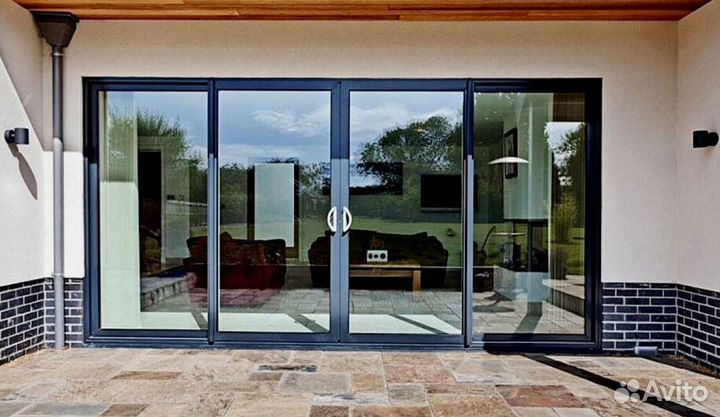 Алюминиевые двери офисные под ключ