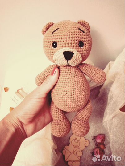 Зайка вязаная амигуруми ручной работы