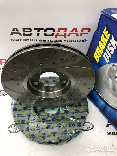 Диск тормозной передний (перфорированный) 15R Polo